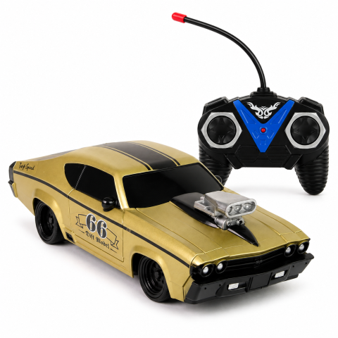Masinute R/C - masinuta-rc-sport-aurie-clasic-model-13-1-20-telecomanda-Bebelul