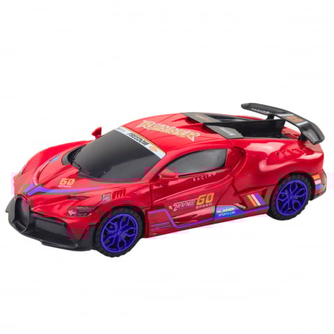 masina-sport-led-rotatie-360-lumini-sunete-rosie-Bebelul [1]