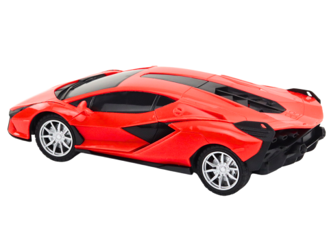 Masina Sport cu Telecomanda RC 1:18 Rosie [3]