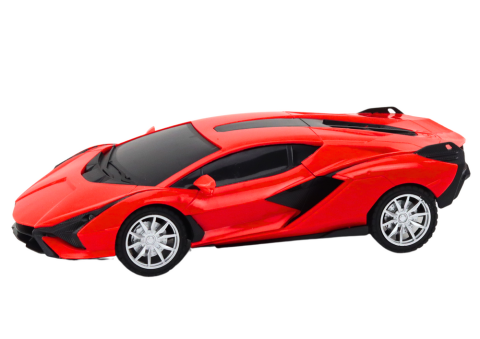 Masina Sport cu Telecomanda RC 1:18 Rosie [2]