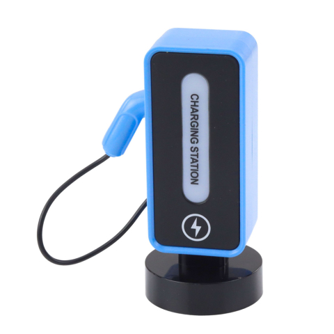 Masina Sport Electrica cu Telecomanda si Statie de Incarcare Albastra [3]