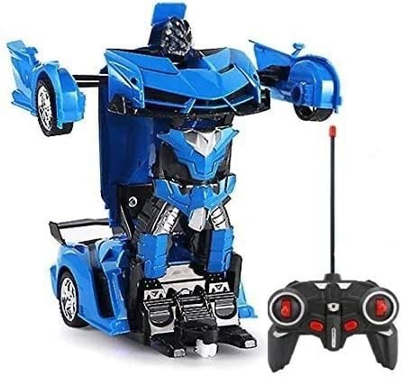 Mașină Transformer cu Telecomandă 2 în 1 – Se Transformă în Robot, Lumini și Sunete [1]