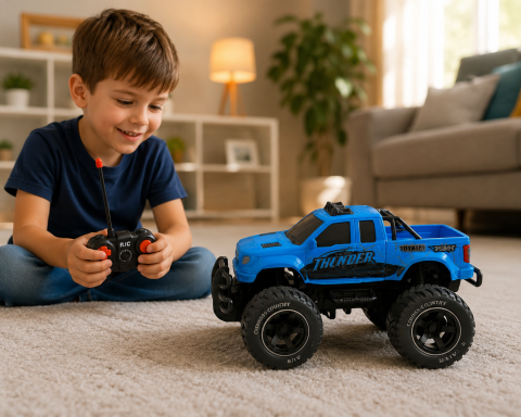 masinuta-rc-offroad-1-18-albastru-roti-mari-Bebelul [4]