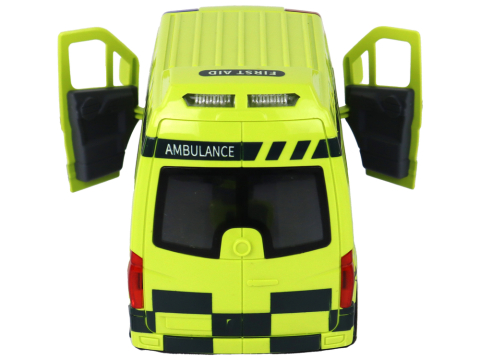 Masinuta cu telecomanda Ambulanta Galbena cu lumini si sunete, 6 ani+ [3]