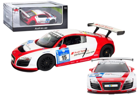 Jucarii cu telecomanda (RC) - Masinuta cu telecomanda Audi R8 LMS Alba 1:24, 6 ani+