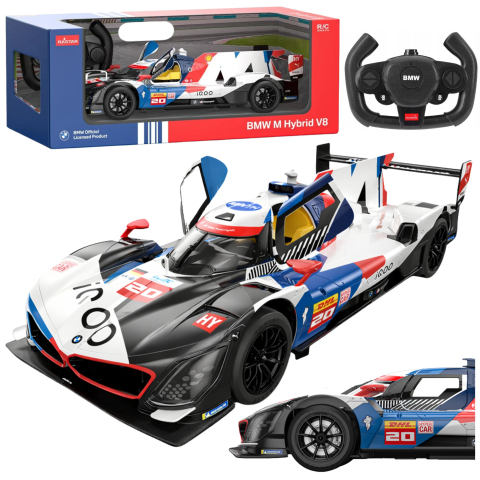 Jucarii cu telecomanda (RC) - Masinuta cu telecomanda BMW M Hybrid V8 Rastar 1:14, 6 ani+
