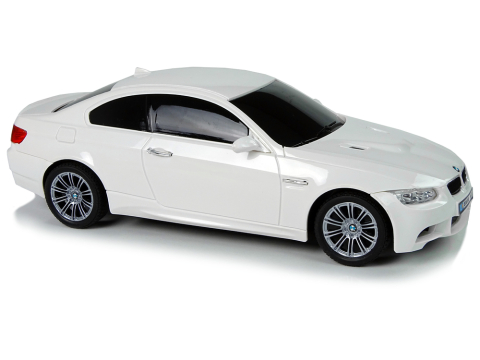 Masinuta cu telecomanda BMW M3 Alb cu Volan 1:18, 8 ani+ [3]