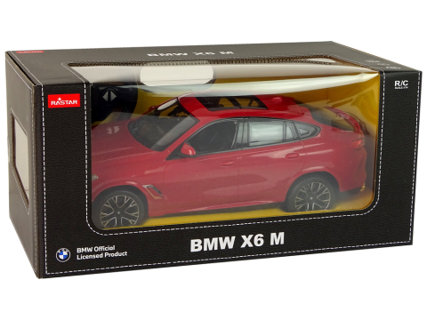 Masinuta cu telecomanda BMW X6 M Rastar Red 1:14, 6 ani+ [7]