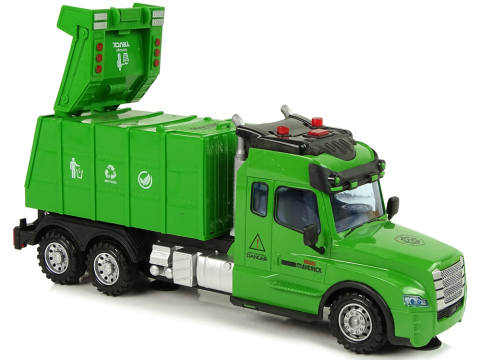 Masinuta cu telecomanda Camion de Gunoi cu lumini si sunete 2.4G, 6 ani+ [4]