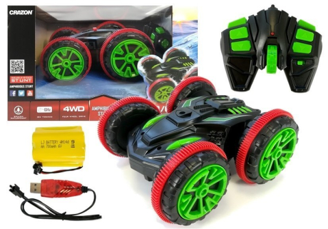 Jucarii cu telecomanda (RC) - Masinuta cu telecomanda Crazon Off-Road Double Sided 4x4, 3 ani+