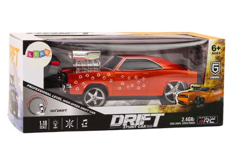 Masinuta cu telecomanda Drift 360 cu lumini si sunete 1:18, 6 ani+ [4]