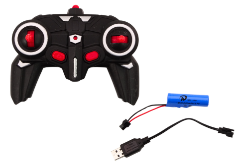 Masinuta cu telecomanda Drift 360 Lights Sounds Black 1:18, 6 ani+ [2]