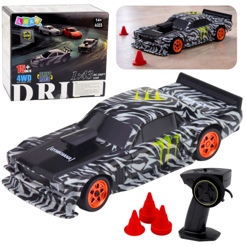 Jucarii cu telecomanda (RC) - Masinuta cu telecomanda Drift Car 4WD LED 1:43, 3 ani+