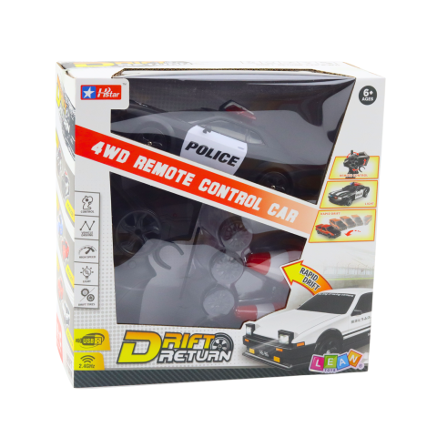 Masinuta cu telecomanda Drift Police 4WD, roti schimbabile, 6 ani+ [4]