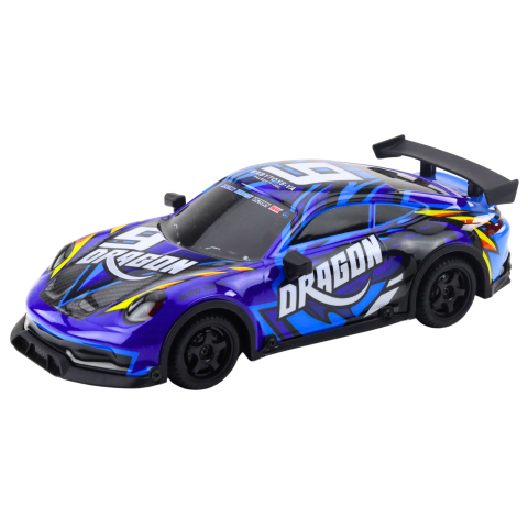 Masinuta cu telecomanda Drift Sport Albastra cu Lumini, 6 ani+ [2]