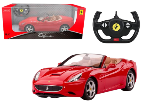 Jucarii cu telecomanda (RC) - Masinuta cu telecomanda Ferrari California Rastar Red 1:24, 6 ani+