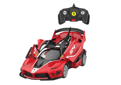Masinuta cu telecomanda Ferrari FXXK EVO Rastar Set Constructie 1:18, 6 ani+ [4]