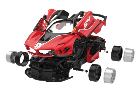 Masinuta cu telecomanda Ferrari FXXK EVO Rastar Set Constructie 1:18, 6 ani+ [1]