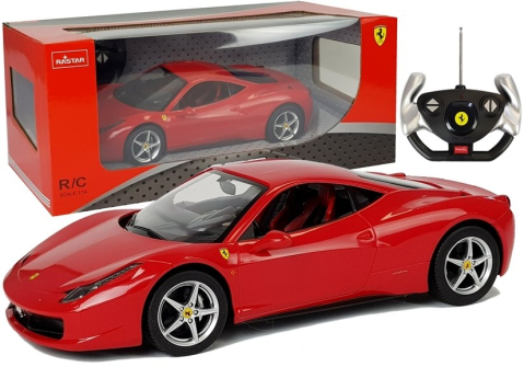 Jucarii cu telecomanda (RC) - Masinuta cu telecomanda Ferrari Italia Rastar 1:14, 6 ani+