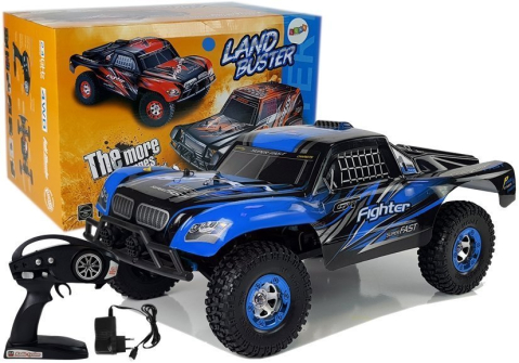 Jucarii cu telecomanda (RC) - Masinuta cu telecomanda FY-01 4x4 Pick Up 1:12 40 km/h Albastru, 14 ani+