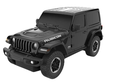 Masinuta cu telecomanda Jeep Wrangler JL Rubicon Rastar Black 1:24, 6 ani+ [1]
