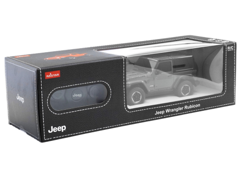 Masinuta cu telecomanda Jeep Wrangler JL Rubicon Rastar Black 1:24, 6 ani+ [3]