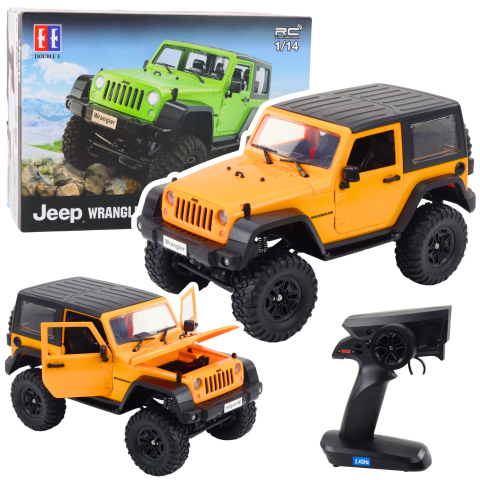 Jucarii cu telecomanda (RC) - Masinuta cu telecomanda Jeep Wrangler Rock Crawler 1:14, 6 ani+