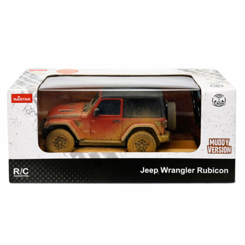 Masinuta cu telecomanda Jeep Wrangler Rubicon Muddy Rastar 1:24, 6 ani+ [6]