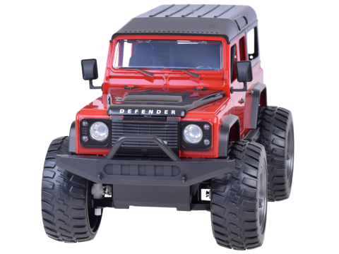 Masinuta cu Telecomanda Land Rover Defender 110, Licenta Oficiala, Scara 1:14, 2.4 GHz, Faruri LED, rosu, 6 Ani+ [5]