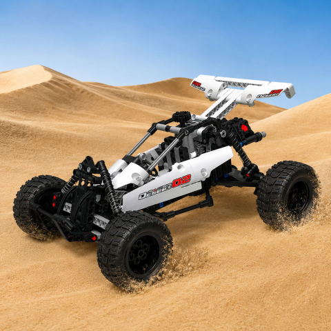 Masinuta cu telecomanda Masina Off-Road 4x4 din blocuri constructie 409 piese, 8 ani+ [3]