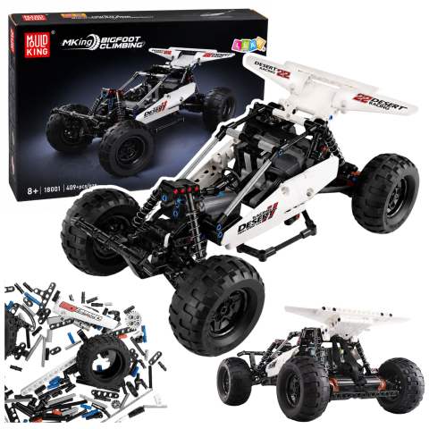 Jucarii cu telecomanda (RC) - Masinuta cu telecomanda Masina Off-Road 4x4 din blocuri constructie 409 piese, 8 ani+