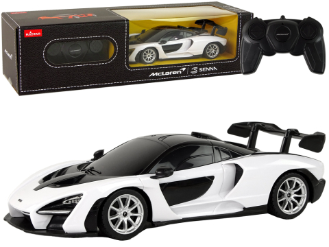 Jucarii cu telecomanda (RC) - Masinuta cu telecomanda McLaren Rastar White 1:24, 6 ani+