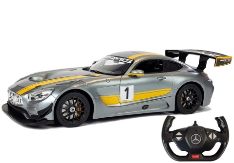 Masinuta cu telecomanda Mercedes AMG GT3 Rastar 1:14 Gri, 6 ani+ [1]