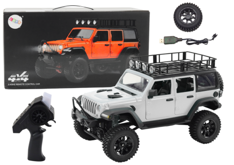 Jucarii cu telecomanda (RC) - Masinuta cu telecomanda Off-Road 4x4 Gri, 14 ani+