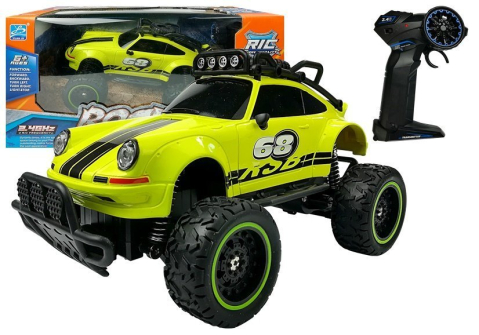 Jucarii cu telecomanda (RC) - Masinuta cu telecomanda Off-road Beetle Verde 1:18, 6 ani+