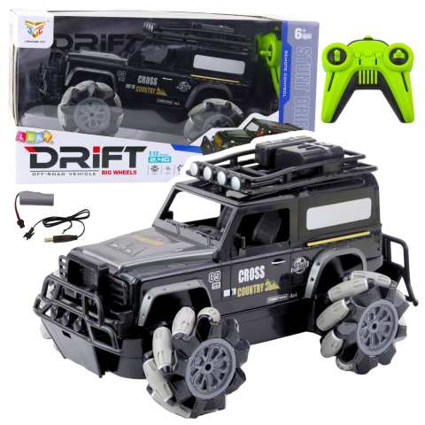 Jucarii cu telecomanda (RC) - Masinuta cu telecomanda Off-Road Drift rotire 360 grade 1:12, 6 ani+
