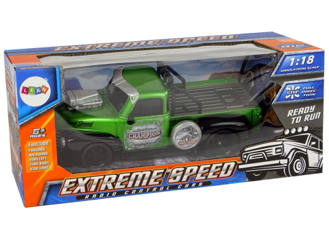 Masinuta cu telecomanda Pick-up Green Sport 1:18, 6 ani+ [6]