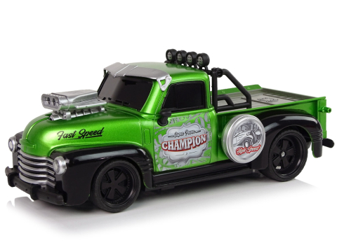 Jucarii cu telecomanda (RC) - Masinuta cu telecomanda Pick-up Green Sport 1:18, 6 ani+