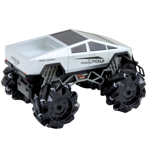 Masinuta cu telecomanda Pick-up Truck Silver Smoke Effect 1:16, 6 ani+ [2]