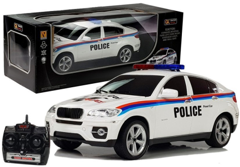 Jucarii cu telecomanda (RC) - Masinuta cu telecomanda Politie Coupe 1:14, 3 ani+