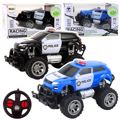 Jucarii cu telecomanda (RC) - Masinuta cu telecomanda Politie Off-Road 1:24, 6 ani+
