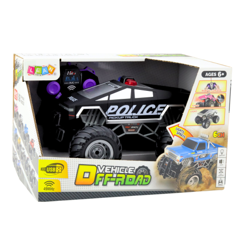 Masinuta cu telecomanda Politie Off-Road Spray LED 1:16, 6 ani+ [4]