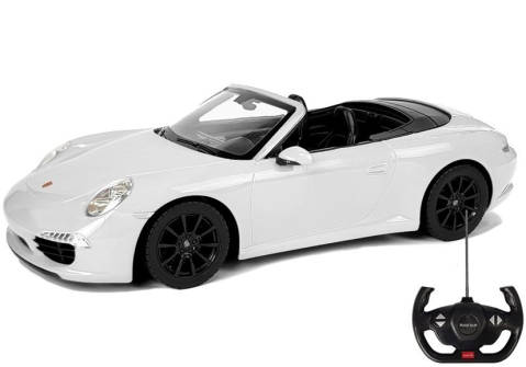 Masinuta cu telecomanda Porsche 911 Carrera S Rastar White 1:12, 6 ani+ [1]