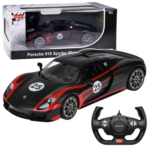 Jucarii cu telecomanda (RC) - Masinuta cu telecomanda Porsche 918 Spyder Performance Rastar 1:14, 6 ani+