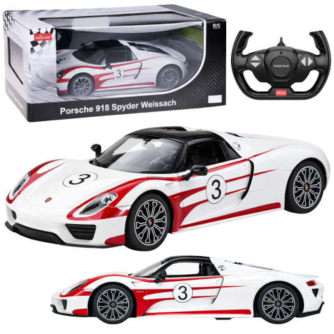 Jucarii cu telecomanda (RC) - Masinuta cu telecomanda Porsche 918 Spyder Performance Rastar 1:14, 6 ani+