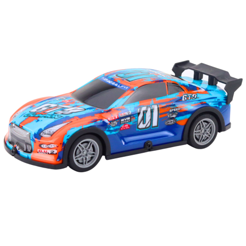 Masinuta cu telecomanda Racing Car carcasa luminoasa Portocaliu Turcoaz, 3 ani+ [1]