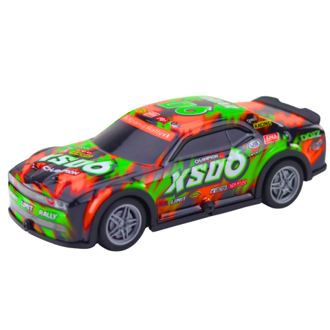 Masinuta cu telecomanda Racing Car cu lumini Orange and Green, 3 ani+ [1]