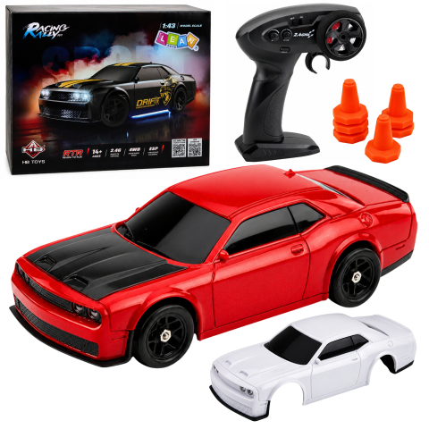 Jucarii cu telecomanda (RC) - Masinuta cu telecomanda RC Drift 4WD ESP 2 caroserii 1:43, 14 ani+