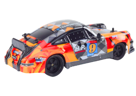 Masinuta cu telecomanda RC Drift Roti Cauciuc 1:18 Portocaliu, 6 ani+ [2]