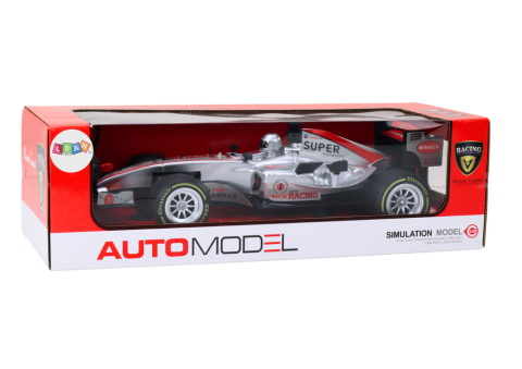 Masinuta cu telecomanda RC Racer Argintie 1:12, lumini si sunete, 3 ani+ [4]